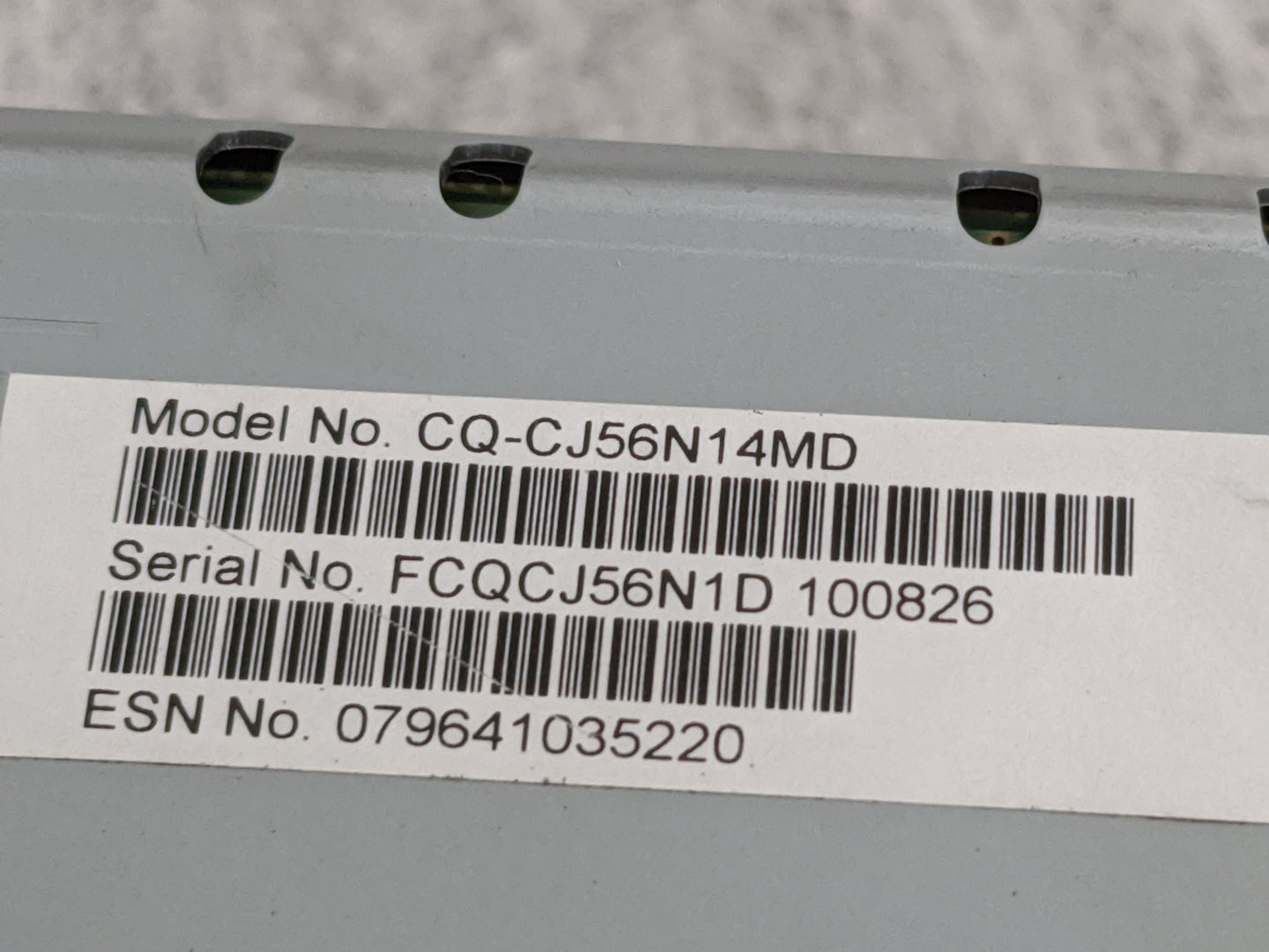 2017-2019 Lincoln Mkc Radio AM FM Cd Player Receiver Replacement P/N:CQ-CJ56N14MD GJ7T-19C107-DE Fits Fits 2017 2018 2019 OE