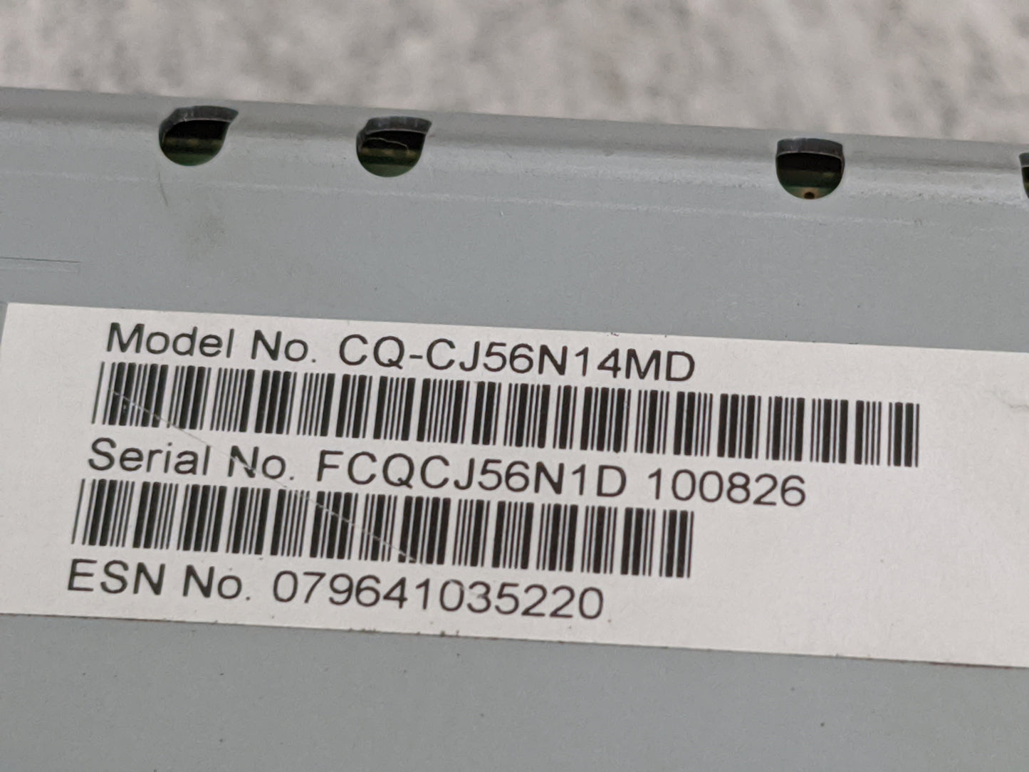 2017-2019 Lincoln Mkc Radio AM FM Cd Player Receiver Replacement P/N:CQ-CJ56N14MD GJ7T-19C107-DE Fits Fits 2017 2018 2019 OE