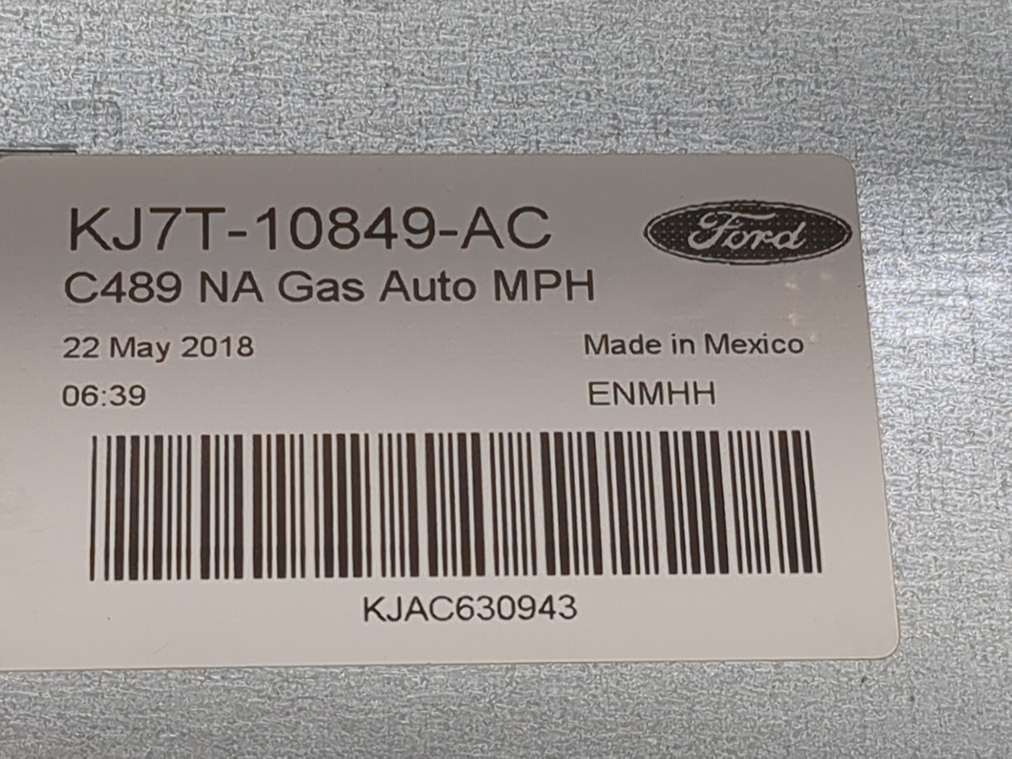 2019 Lincoln Mkc Instrument Cluster Speedometer Gauges P/N:KJ7T-10849-AC Miles: Fits OEM Used Auto Parts - Oemusedautoparts1