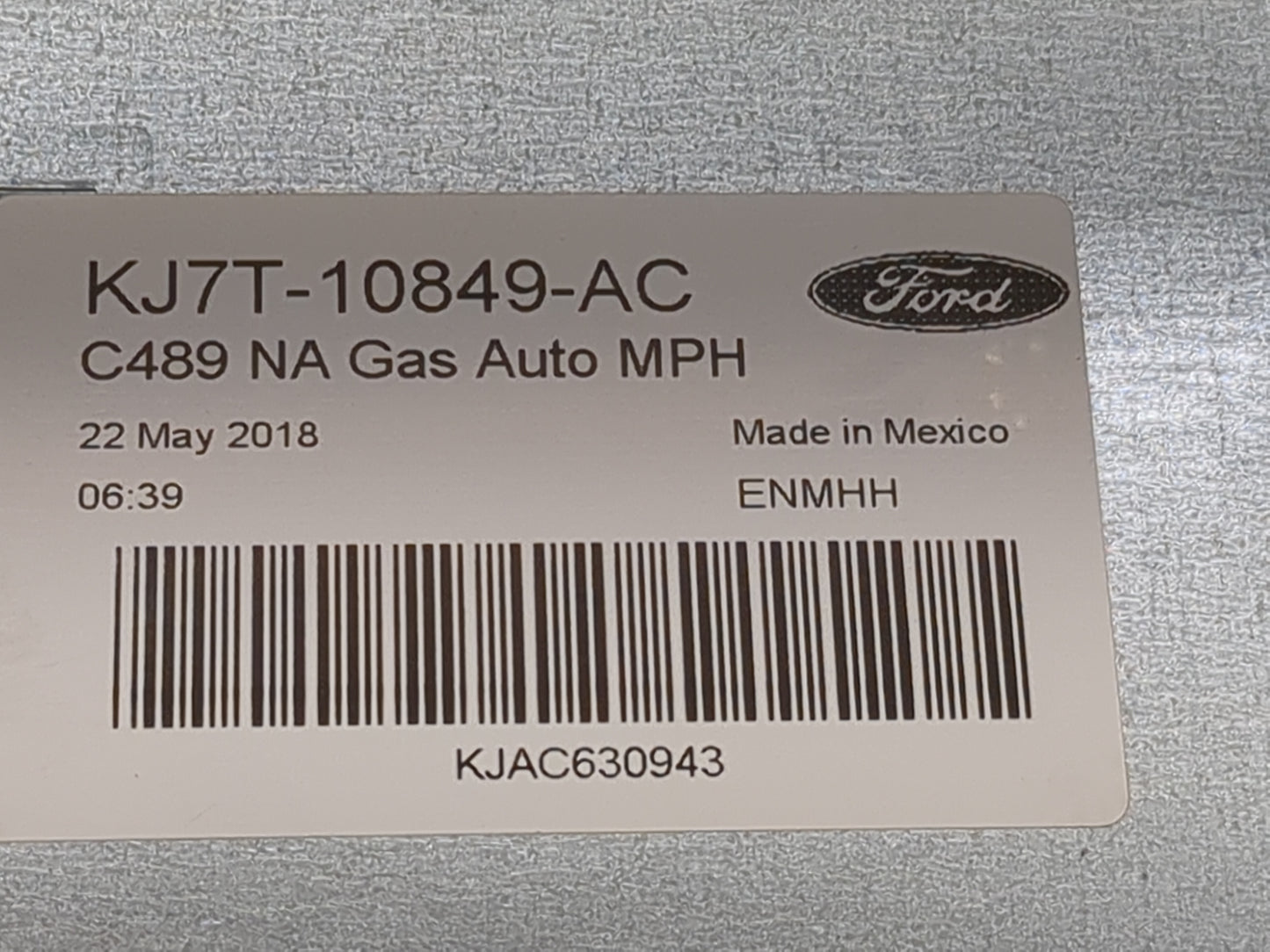 2019 Lincoln Mkc Instrument Cluster Speedometer Gauges P/N:KJ7T-10849-AC Miles: Fits OEM Used Auto Parts - Oemusedautoparts1