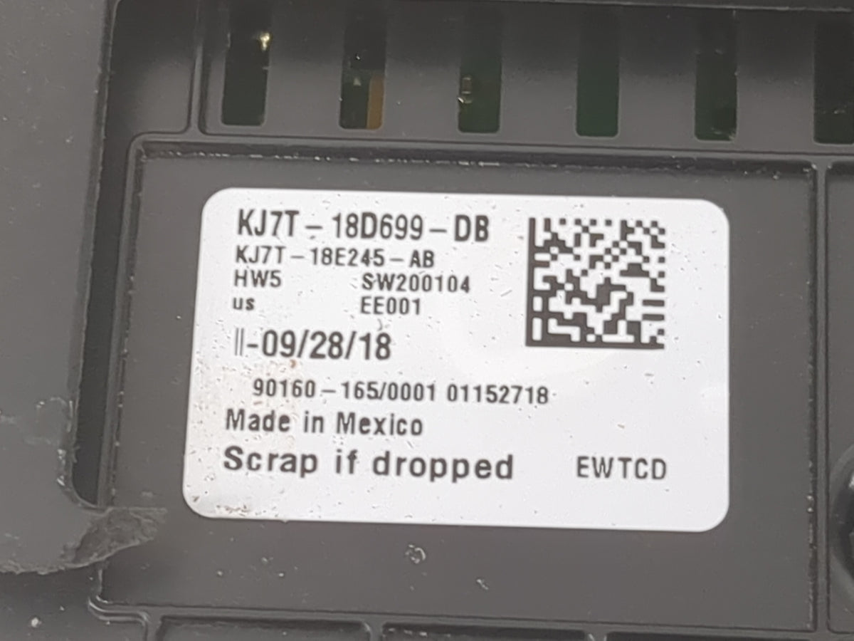 2019 Lincoln Mkc Climate Control Module Temperature AC/Heater Replacement P/N:KJ7T-18D699-DB KJ7T-18E245-AB Fits OEM Used Au