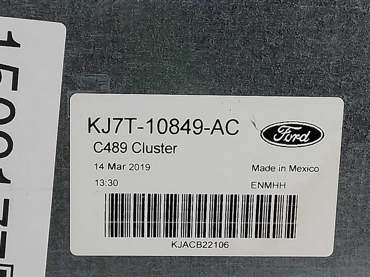 2019 Lincoln Mkc Instrument Cluster Speedometer Gauges P/N:KJ7T-10849-AC Miles: Fits OEM Used Auto Parts - Oemusedautoparts1