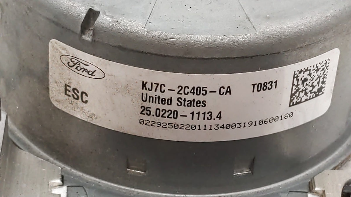 2019 Lincoln Mkc Anti-Lock Brake ABS Pump Module Actuator OEM P/N:KJ7C-2C405-CA KJ7C-2C405-BB Fits OEM Used Auto Parts - Oem