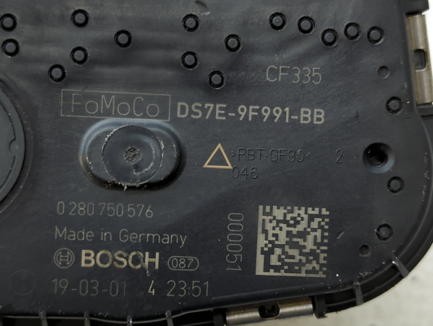 2015-2019 Lincoln Mkc Throttle Body P/N:DS7E-9F991-BB Fits Fits 2014 2015 2016 2017 2018 2019 2020 2021 2022 OEM Used Auto P