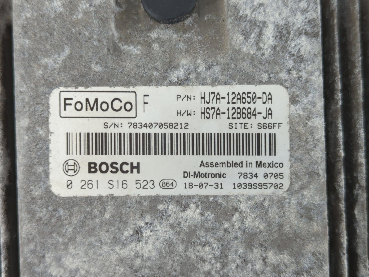 2019 Lincoln Mkc PCM Engine Control Computer ECU ECM PCU OEM P/N:HJ7A-12A650-DA Fits Fits 2015 2016 2017 2018 OEM Used Auto 