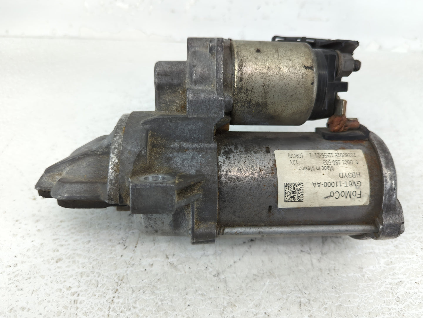 2017-2019 Lincoln Mkc Car Starter Motor Solenoid OEM P/N:GV6T-11000-AA Fits Fits 2017 2018 2019 2020 2021 2022 OEM Used Auto