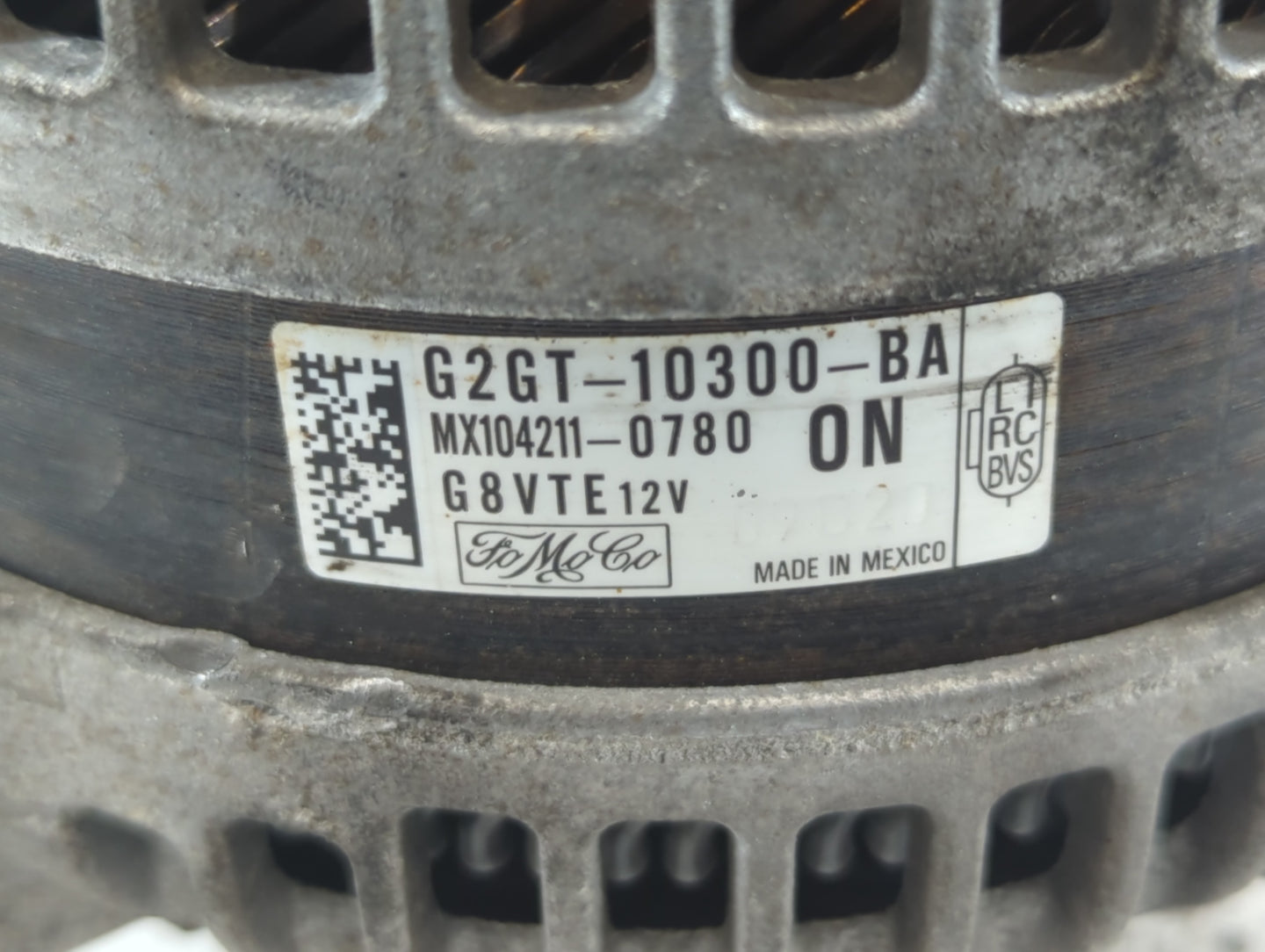 2015-2019 Lincoln Mkc Alternator Replacement Generator Charging Assembly Engine OEM P/N:G2GT-10300-BA Fits OEM Used Auto Par