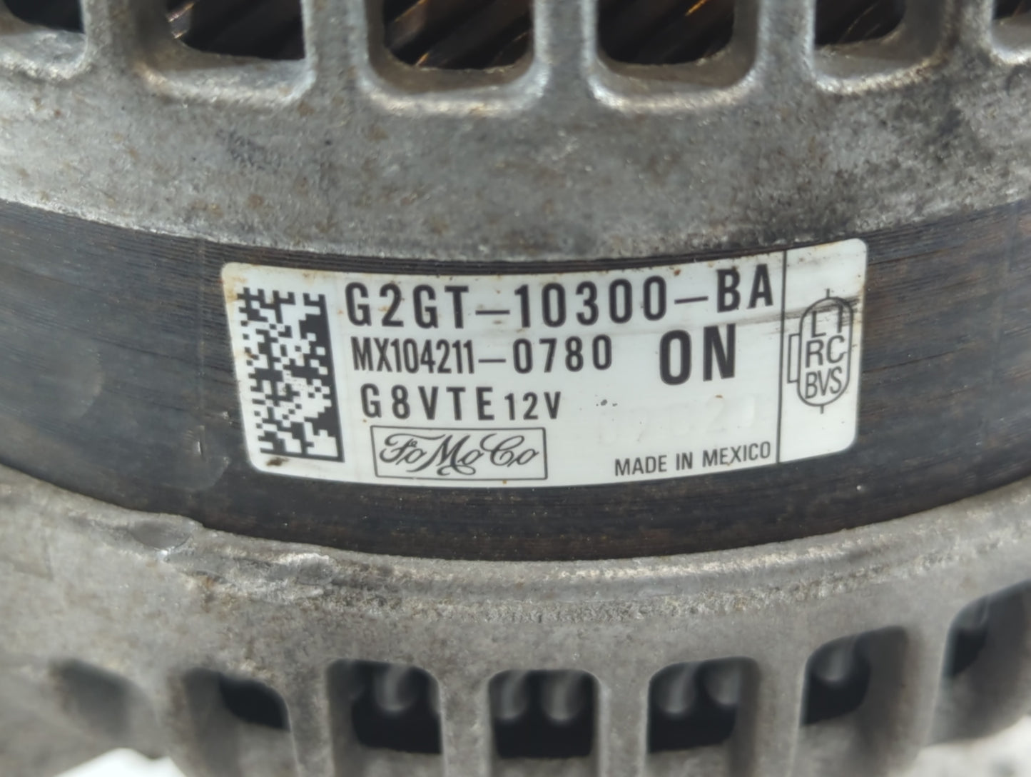 2015-2019 Lincoln Mkc Alternator Replacement Generator Charging Assembly Engine OEM P/N:G2GT-10300-BA Fits OEM Used Auto Par