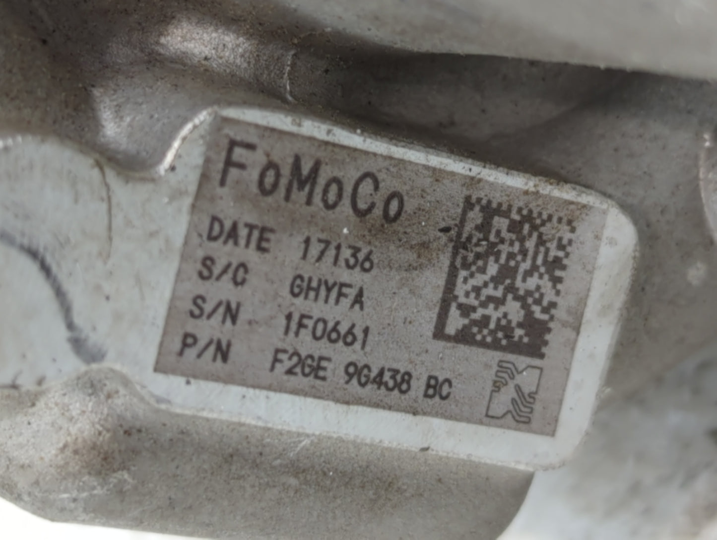 2017 Lincoln Mkc Turbocharger Turbo Charger Super Charger Supercharger - Oemusedautoparts1.com