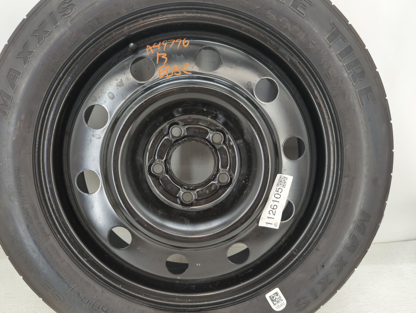 2017-2020 Lincoln Mkz Spare Donut Tire Wheel Rim Oem - Oemusedautoparts1.com