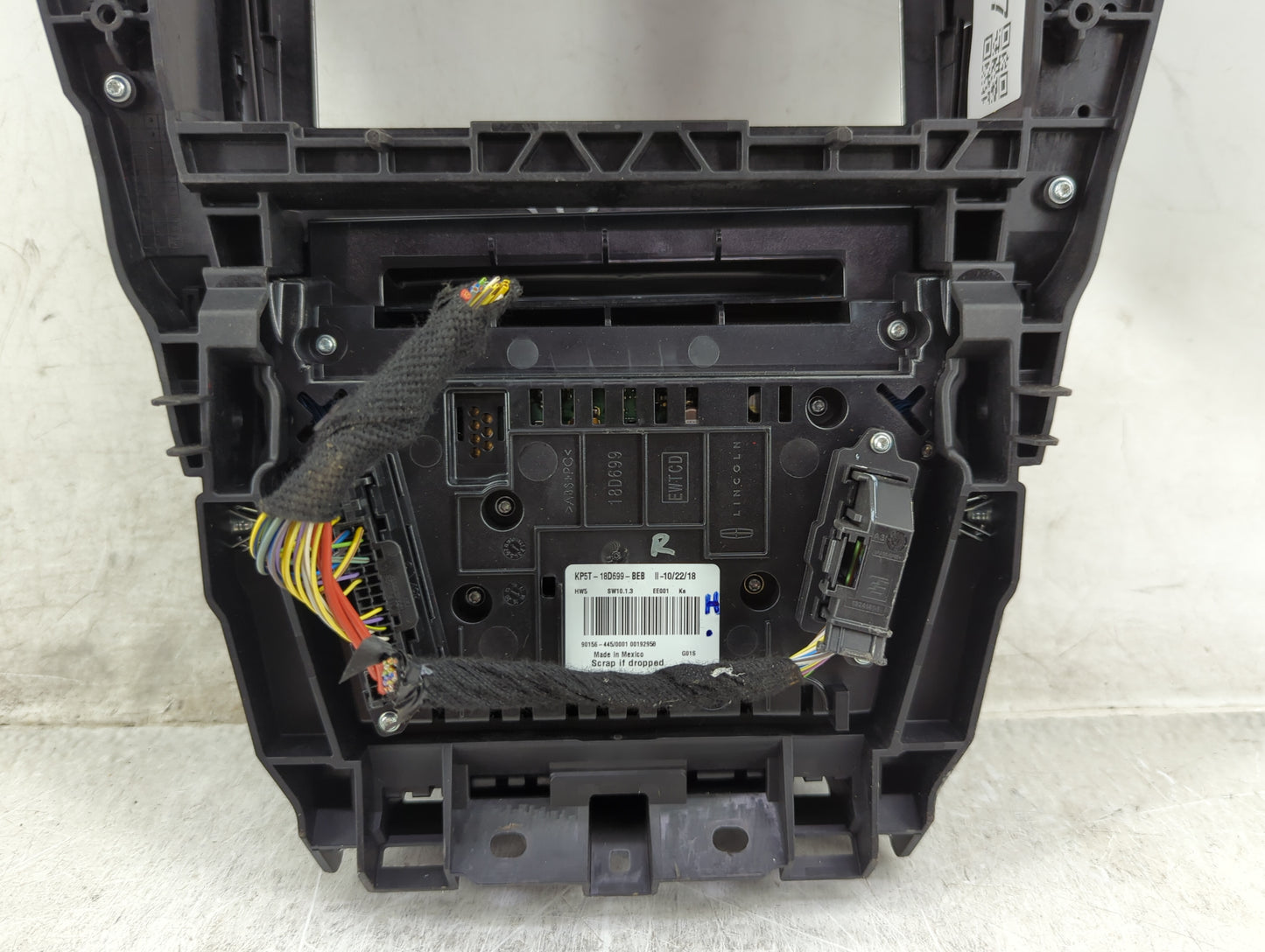 2019-2020 Lincoln Mkz Radio Control Panel - Oemusedautoparts1.com