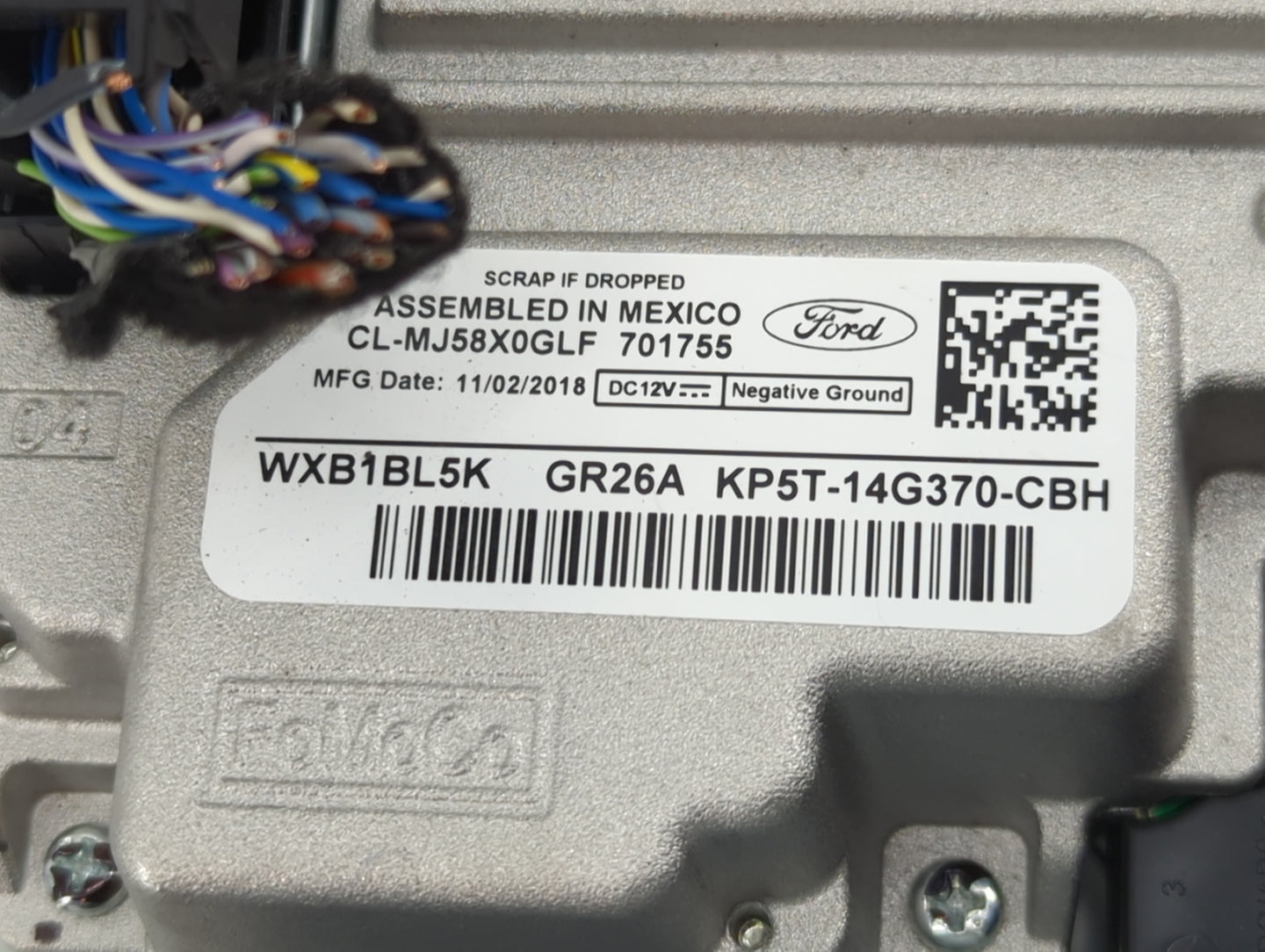 2017-2020 Lincoln Mkz Information Display Screen Black - Oemusedautoparts1.com