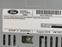2019 Lincoln Mkz Radio AM FM Cd Player Receiver Replacement P/N:HP5T-18D818-FE Fits OEM Used Auto Parts - Oemusedautoparts1.