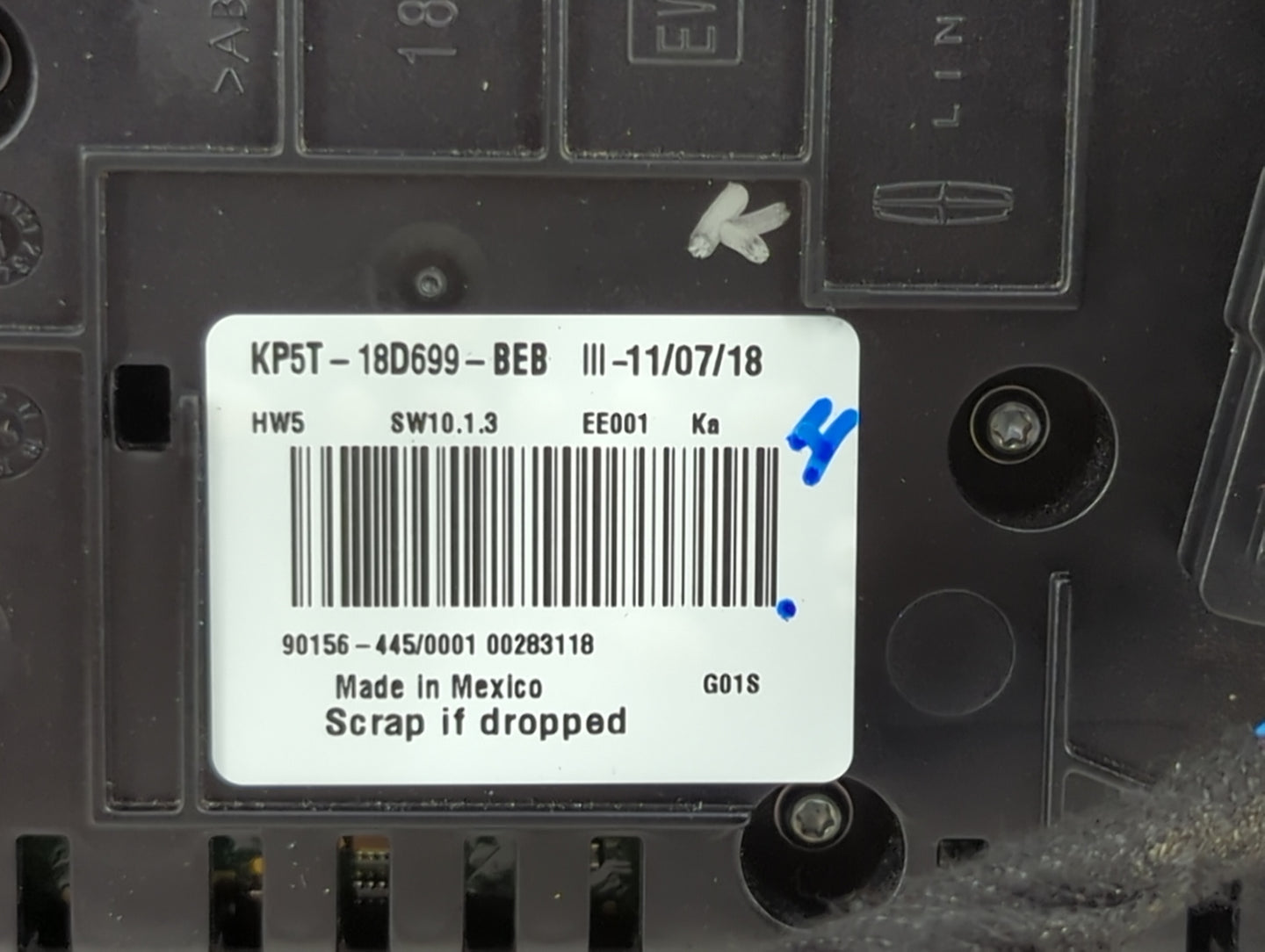 2019-2020 Lincoln Mkz Radio Control Panel - Oemusedautoparts1.com