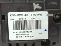 2019 Lincoln Mkz Radio AM FM Cd Player Receiver Replacement P/N:KP5T-18D699-KB HP5T-19K617-A Fits OEM Used Auto Parts - Oemu