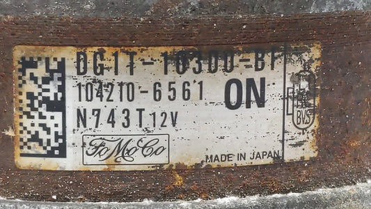 2013-2019 Lincoln Mkz Alternator Replacement Generator Charging Assembly Engine OEM P/N:G2GT-10300-BA DG1T-10300-BF Fits OEM Used Auto Parts