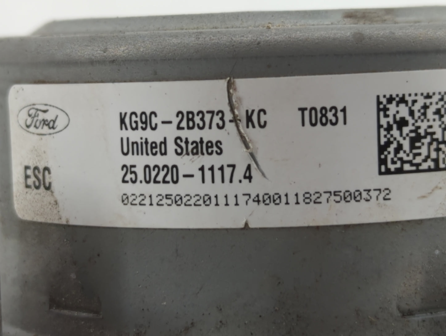 2019 Lincoln Mkz ABS Pump Control Module Replacement P/N:KG9C-2B373-KC P25844977 Fits OEM Used Auto Parts - Oemusedautoparts