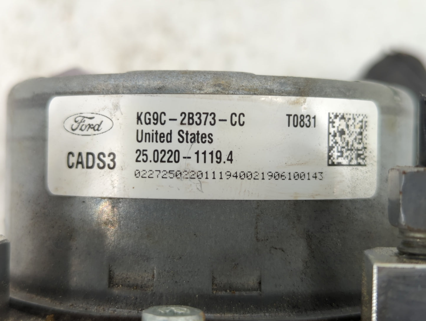 2019-2020 Lincoln Mkz ABS Pump Control Module Replacement P/N:KG9C-2B373-CC Fits Fits 2019 2020 OEM Used Auto Parts - Oemuse