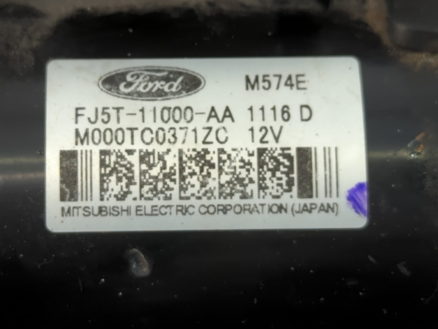 2017-2020 Lincoln Mkz Car Starter Motor Solenoid OEM P/N:FJ5T-11000-AA Fits Fits 2015 2016 2017 2018 2019 2020 OEM Used Auto