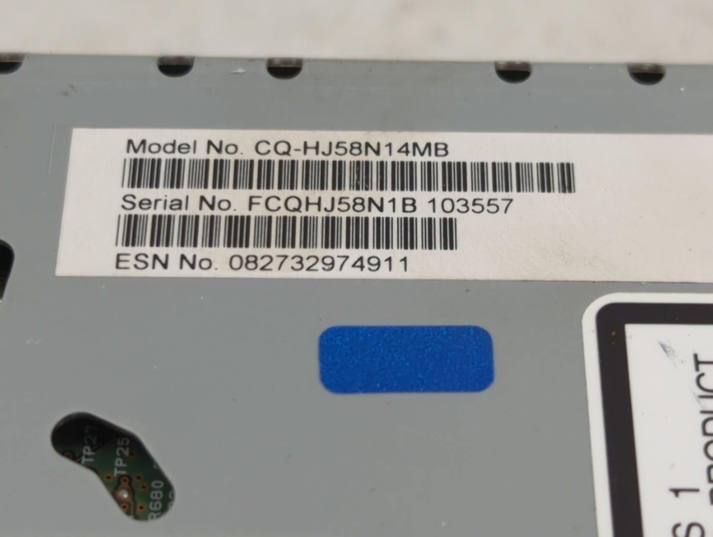2019-2020 Lincoln Nautilus Radio AM FM Cd Player Receiver Replacement P/N:CQ-HJ58N14MB HA1T-19C181-AA, 91156-C Fits Fits 201
