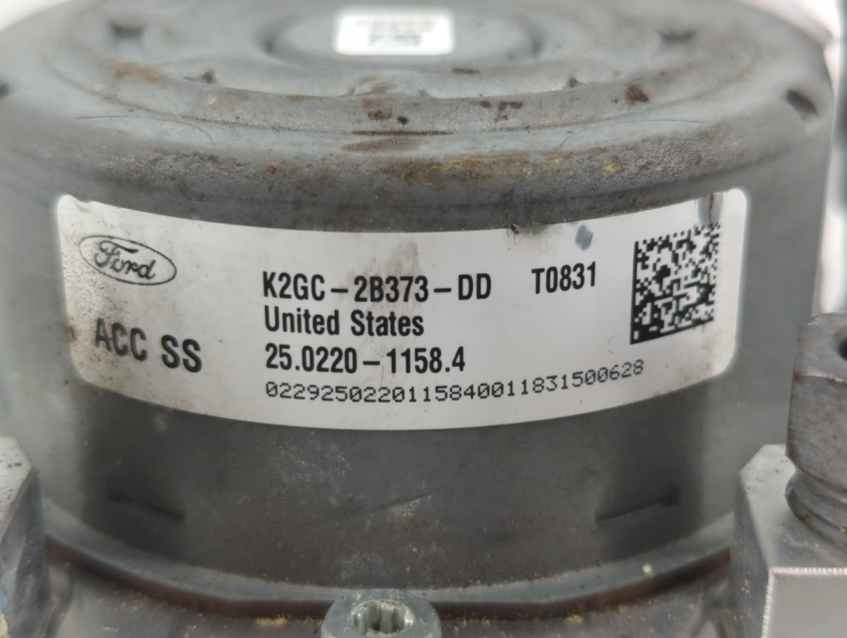 2019-2020 Lincoln Nautilus Anti-Lock Brake ABS Pump Module Actuator OEM P/N:K2GC-2B373-DD Fits Fits 2019 2020 OEM Used Auto 