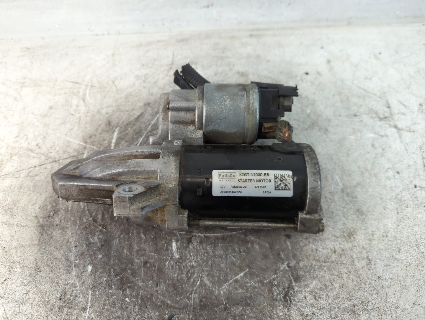 2019 Lincoln Nautilus Car Starter Motor Solenoid OEM P/N:K2GT-11000-BB Fits Fits 2020 2021 2022 OEM Used Auto Parts - Oemuse