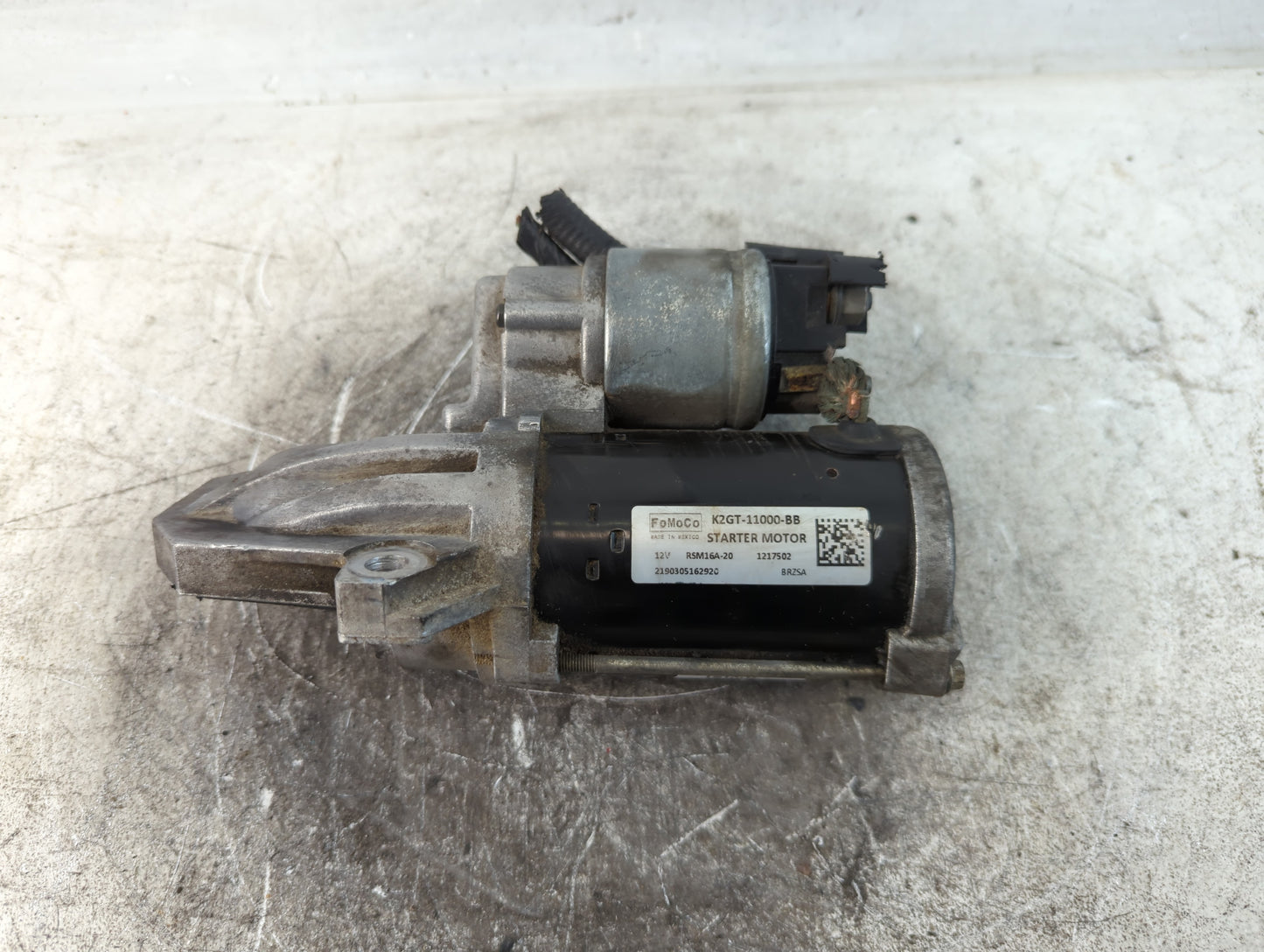 2019 Lincoln Nautilus Car Starter Motor Solenoid OEM P/N:K2GT-11000-BB Fits Fits 2020 2021 2022 OEM Used Auto Parts - Oemuse