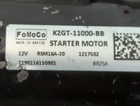 2019 Lincoln Nautilus Car Starter Motor Solenoid OEM P/N:RSM16A-20 1217502, K2GT-11000-BB Fits Fits 2020 2021 2022 OEM Used 