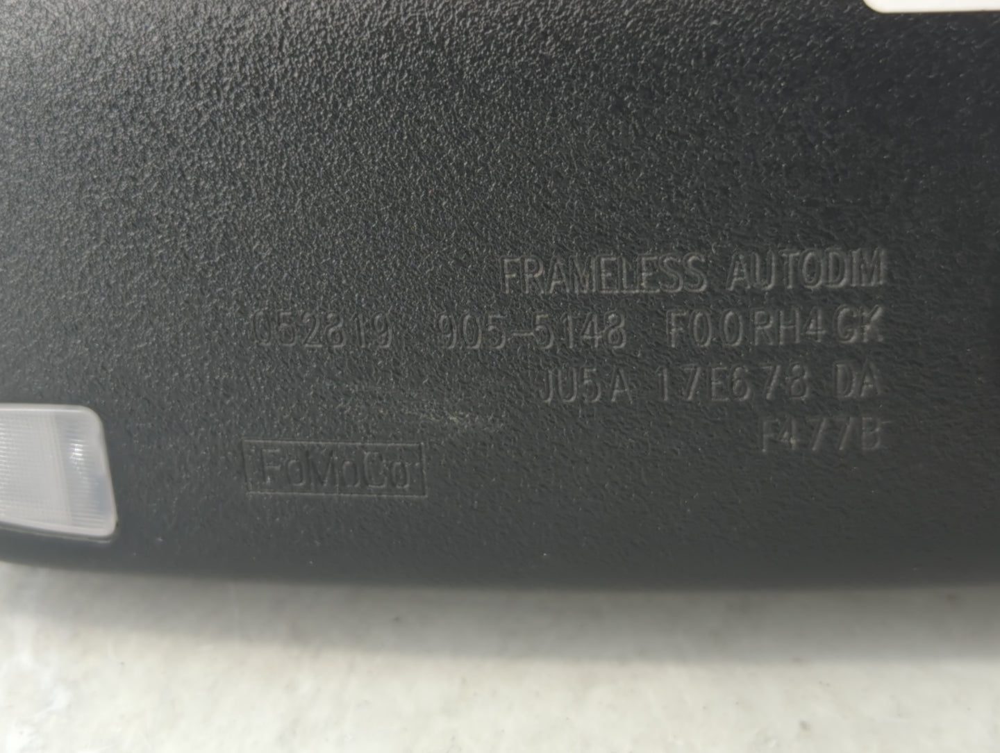 2019-2020 Lincoln Nautilus Interior Rear View Mirror Replacement OEM P/N:JU5A 17E678 DA 052819 Fits Fits 2018 2019 2020 2021