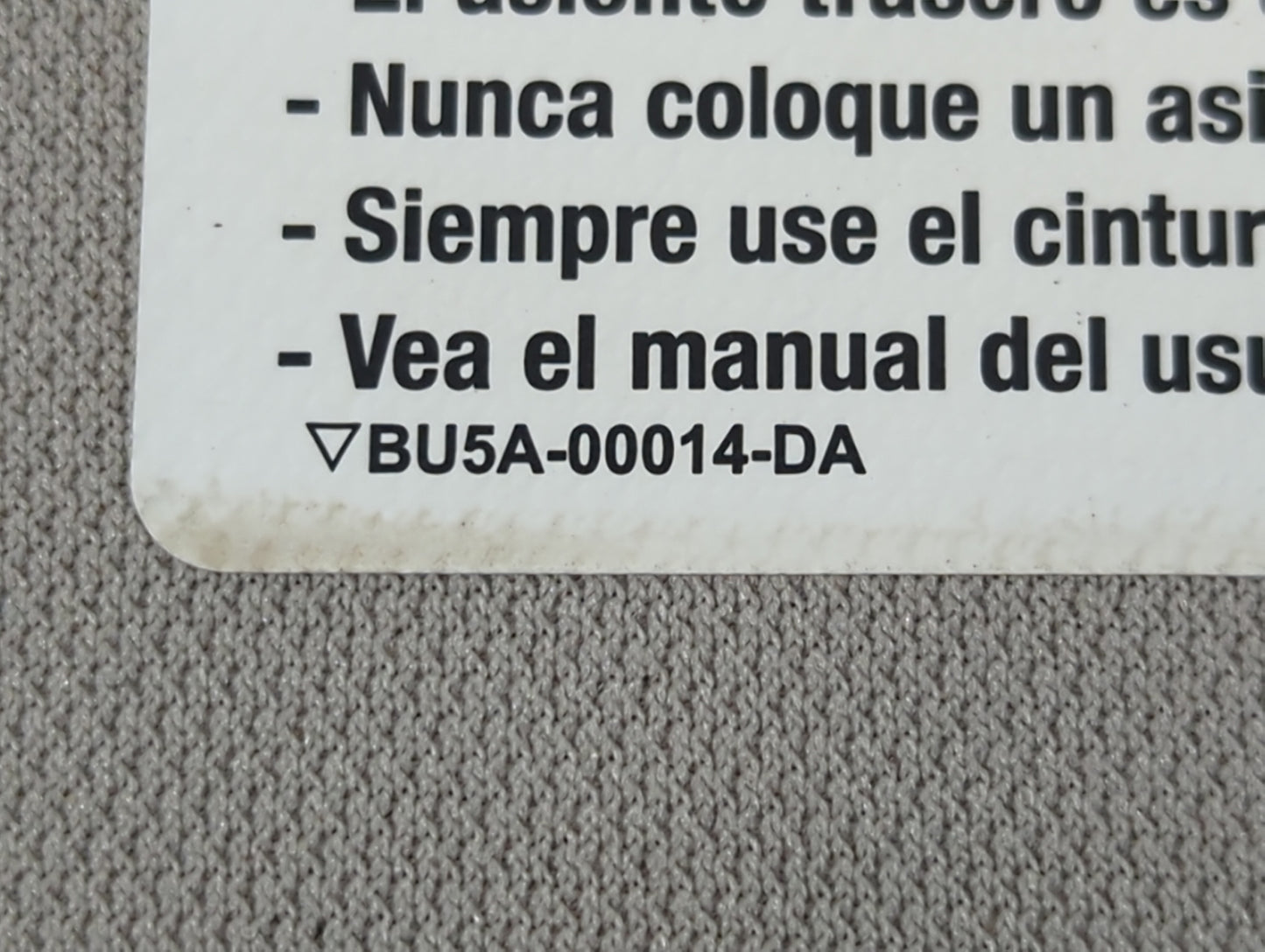 2019 Lincoln Navigator Sun Visor Shade Replacement Passenger Right Mirror Fits OEM Used Auto Parts - Oemusedautoparts1.com