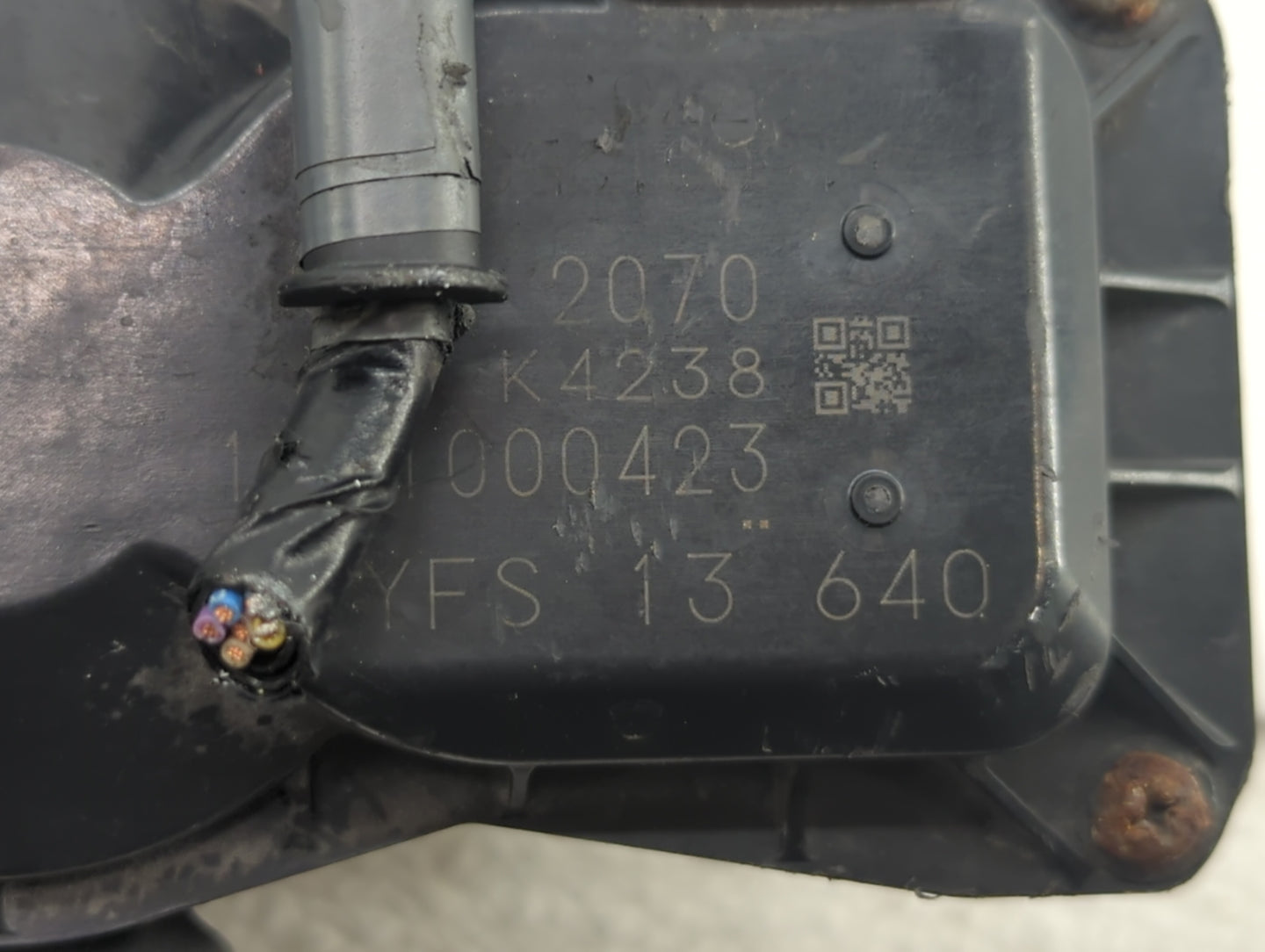 2019 Mazda 3 Throttle Body P/N:11B2600327 1D0501757, PYFS 13 640, 12C1900334 Fits OEM Used Auto Parts - Oemusedautoparts1.co