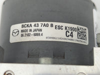 2019-2022 Mazda 3 ABS Pump Control Module Replacement P/N:ESC K1900 43 4A0 B Fits Fits 2019 2020 2021 2022 OEM Used Auto Par
