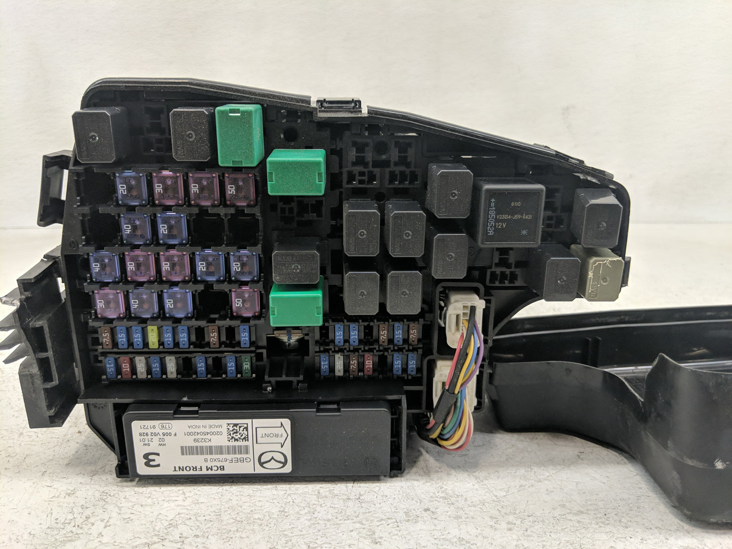 2013-2022 Mazda Cx-5 Fusebox Fuse Box Panel Relay Module P/N:GBEF-675X0 B KD45 66760 K7005 Fits OEM Used Auto Parts - Oemuse