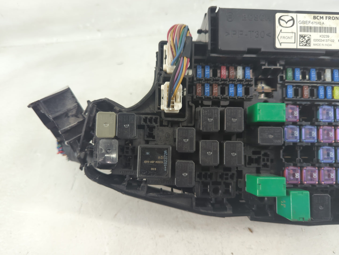 2013-2022 Mazda Cx-5 Fusebox Fuse Box Panel Relay Module P/N:GBEF-675X0 A Fits OEM Used Auto Parts - Oemusedautoparts1.com