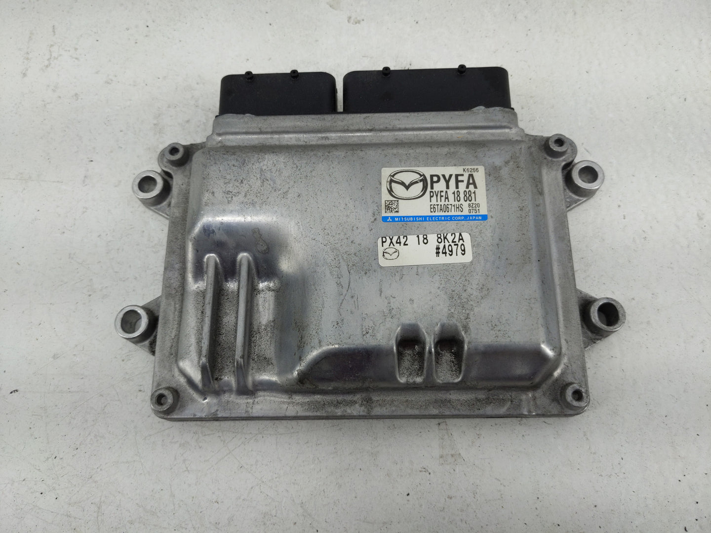 2019-2022 Mazda Cx-5 PCM Engine Control Computer ECU ECM PCU OEM P/N:E6TA0671HS PYFA 18 881 Fits Fits 2019 2020 2021 2022 OE