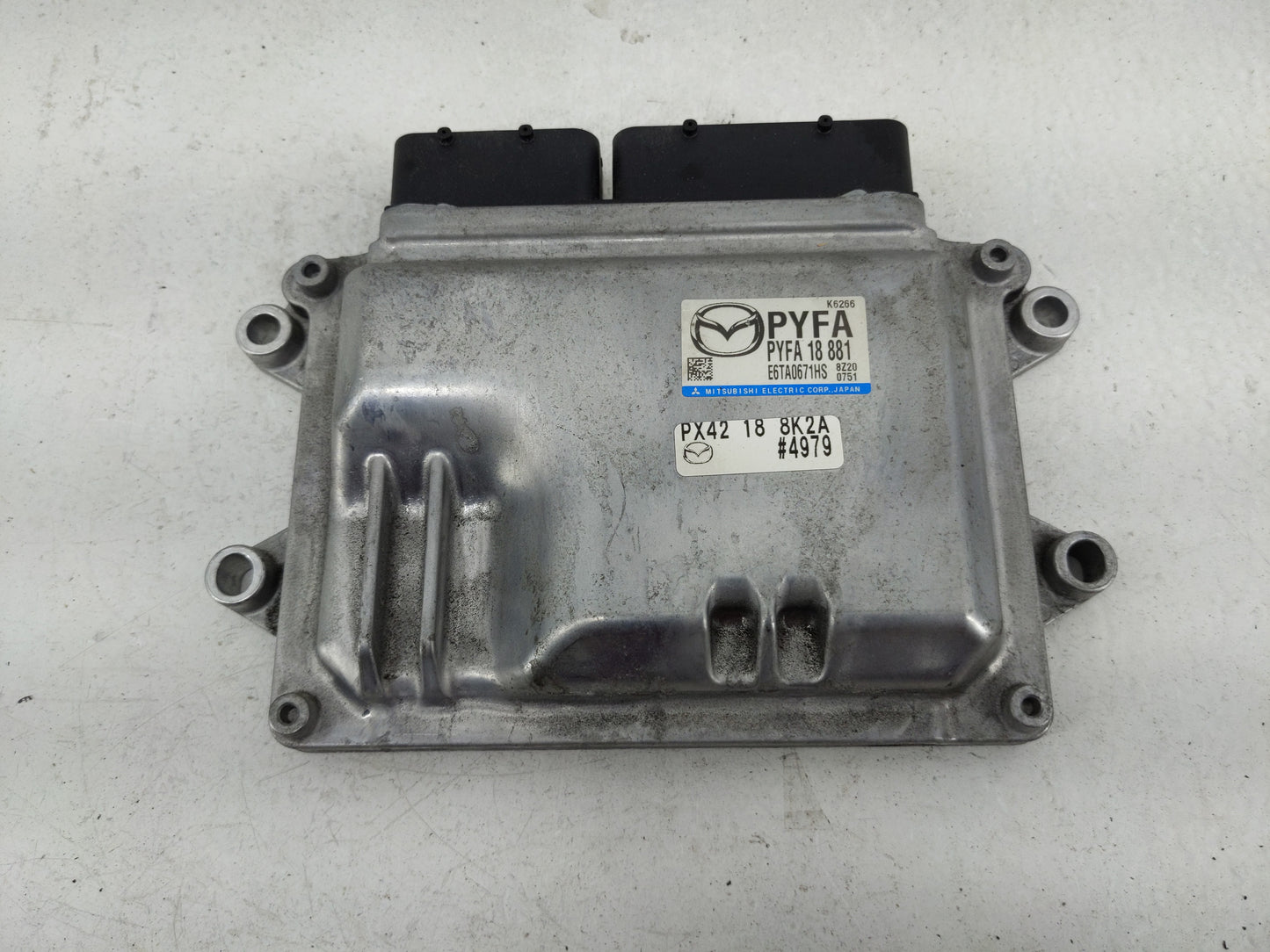 2019-2022 Mazda Cx-5 PCM Engine Control Computer ECU ECM PCU OEM P/N:E6TA0671HS PYFA 18 881 Fits Fits 2019 2020 2021 2022 OE
