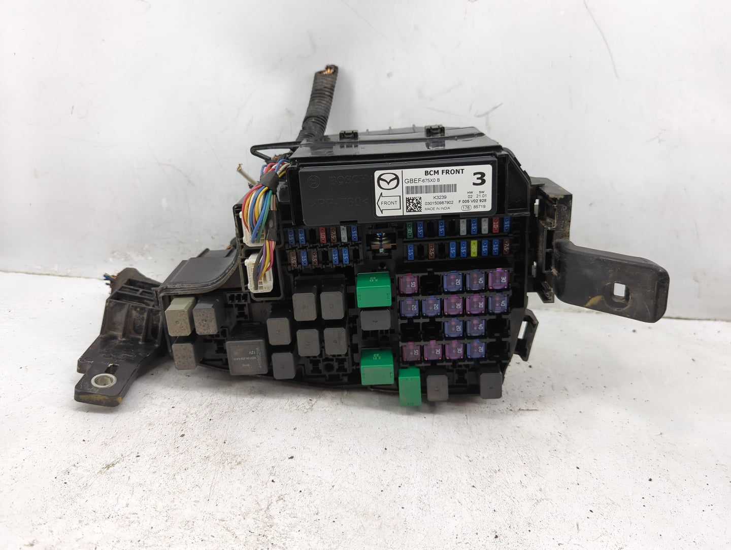 2013-2022 Mazda Cx-5 Fusebox Fuse Box Panel Relay Module P/N:GBEF-675X0 Fits OEM Used Auto Parts - Oemusedautoparts1.com