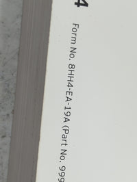 2019 Mazda Cx-5 Owners Manual Book Guide P/N:8HH4-EA-19A 9999-95-105F-19R1 OEM Used Auto Parts - Oemusedautoparts1.com