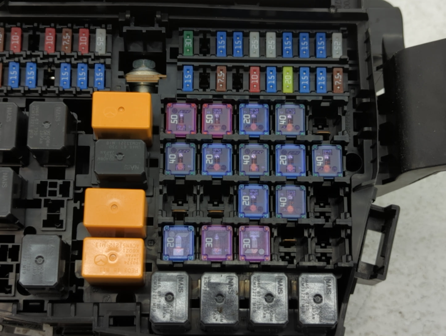 2016-2022 Mazda Cx-9 Fusebox Fuse Box Panel Relay Module P/N:03016475502 PP-T30 Fits Fits 2016 2017 2018 2019 2020 2021 2022