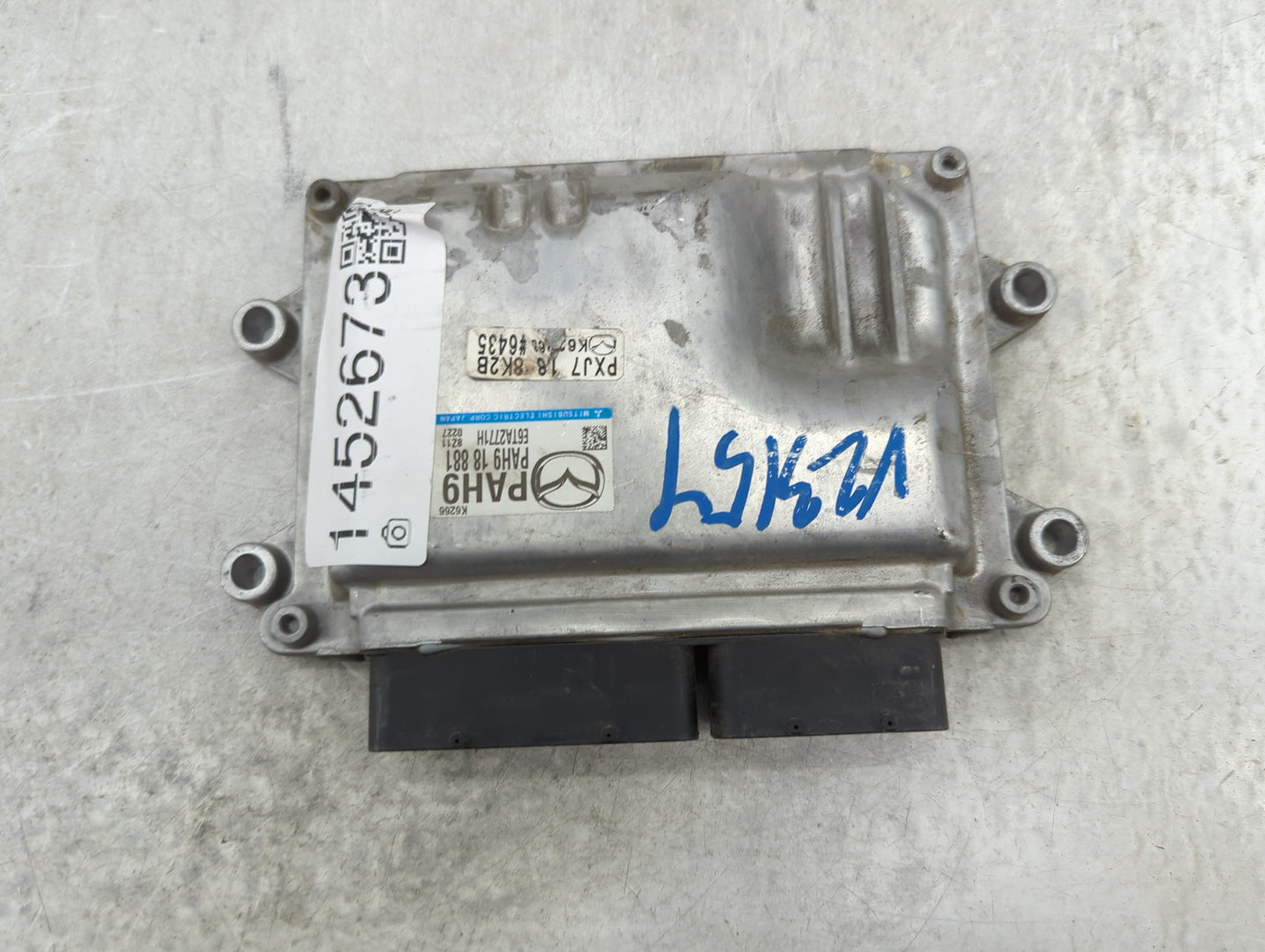 2019 Mazda Mazda3 PCM Engine Control Computer ECU ECM PCU OEM P/N:PAH9 18 881 E6TA2771H, PXJ7 18 8K2B Fits Fits 2020 2021 20