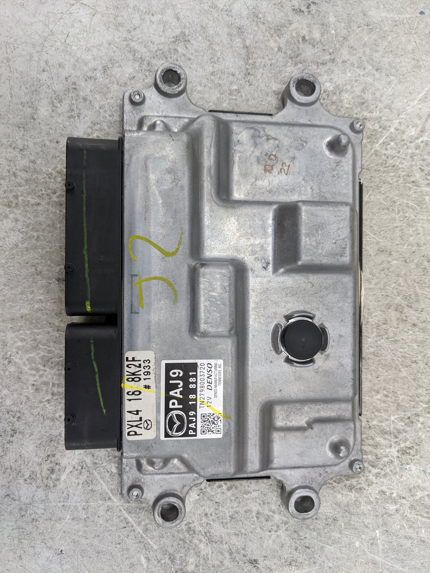 2019 Mazda Mazda 3 PCM Engine Control Computer ECU ECM PCU OEM P/N:PXL4188K2F PAJ918881, 1N7298103720 Fits Fits 2020 2021 20