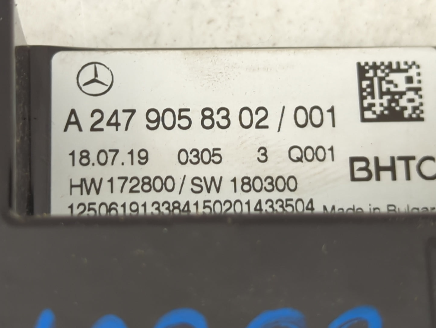 2019 Mercedes-Benz A35 Amg Climate Control Module Temperature AC/Heater Replacement P/N:2479058302 Fits OEM Used Auto Parts 