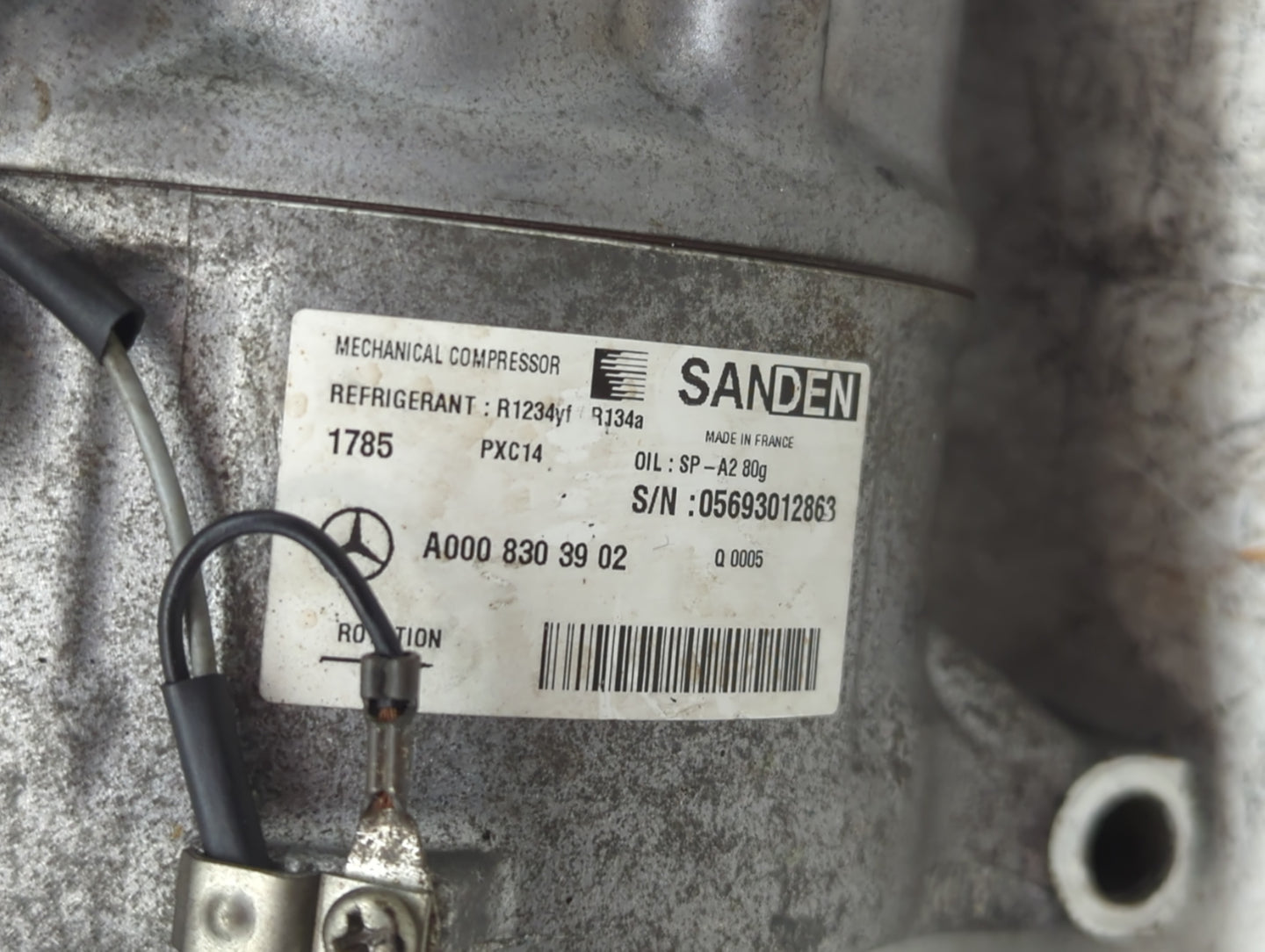 2017-2021 Mercedes-benz C300 Air Conditioning A/c Ac Compressor Oem - Oemusedautoparts1.com