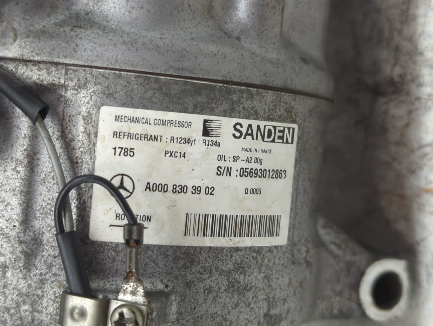 2017-2021 Mercedes-benz C300 Air Conditioning A/c Ac Compressor Oem - Oemusedautoparts1.com