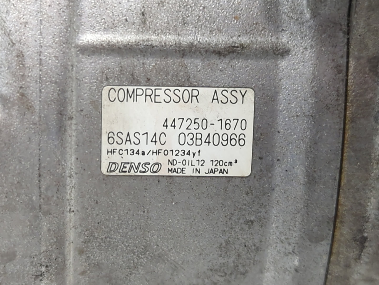 2017-2019 Mercedes-benz Cla250 Air Conditioning A/c Ac Compressor Oem - Oemusedautoparts1.com