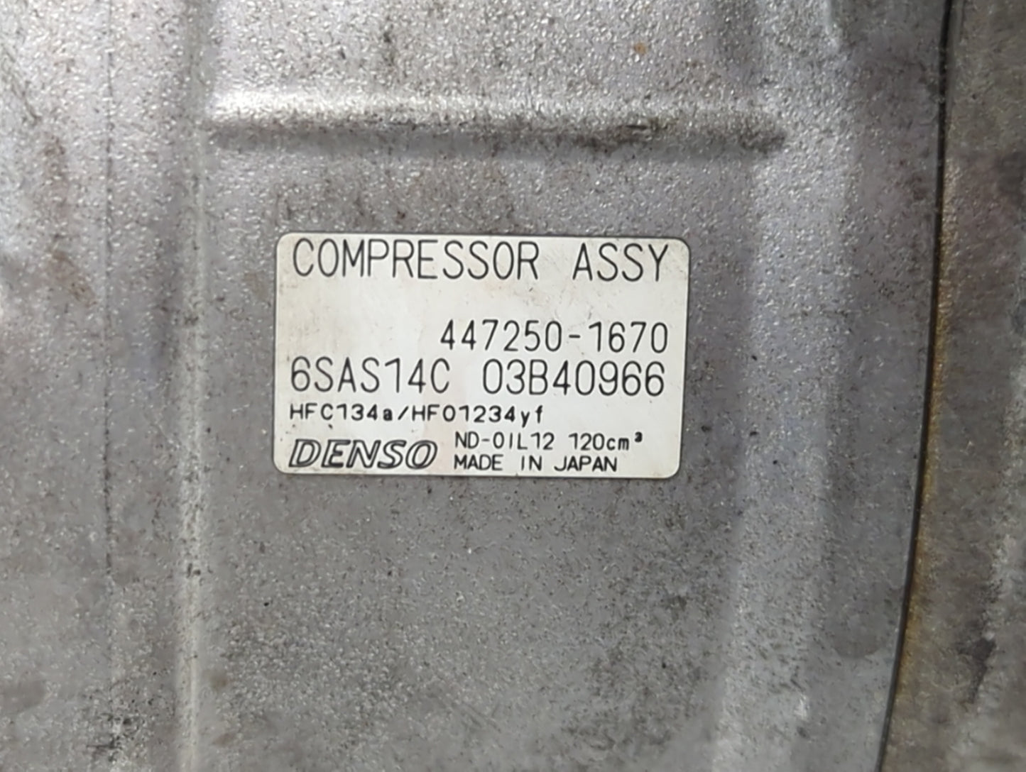 2017-2019 Mercedes-benz Cla250 Air Conditioning A/c Ac Compressor Oem - Oemusedautoparts1.com