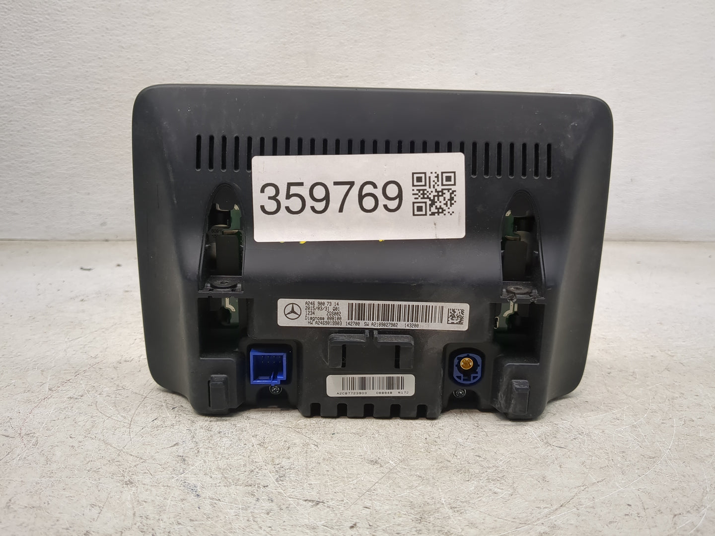 2017-2019 Mercedes-benz Cla250 Information Display Screen 359769 - Oemusedautoparts1.com