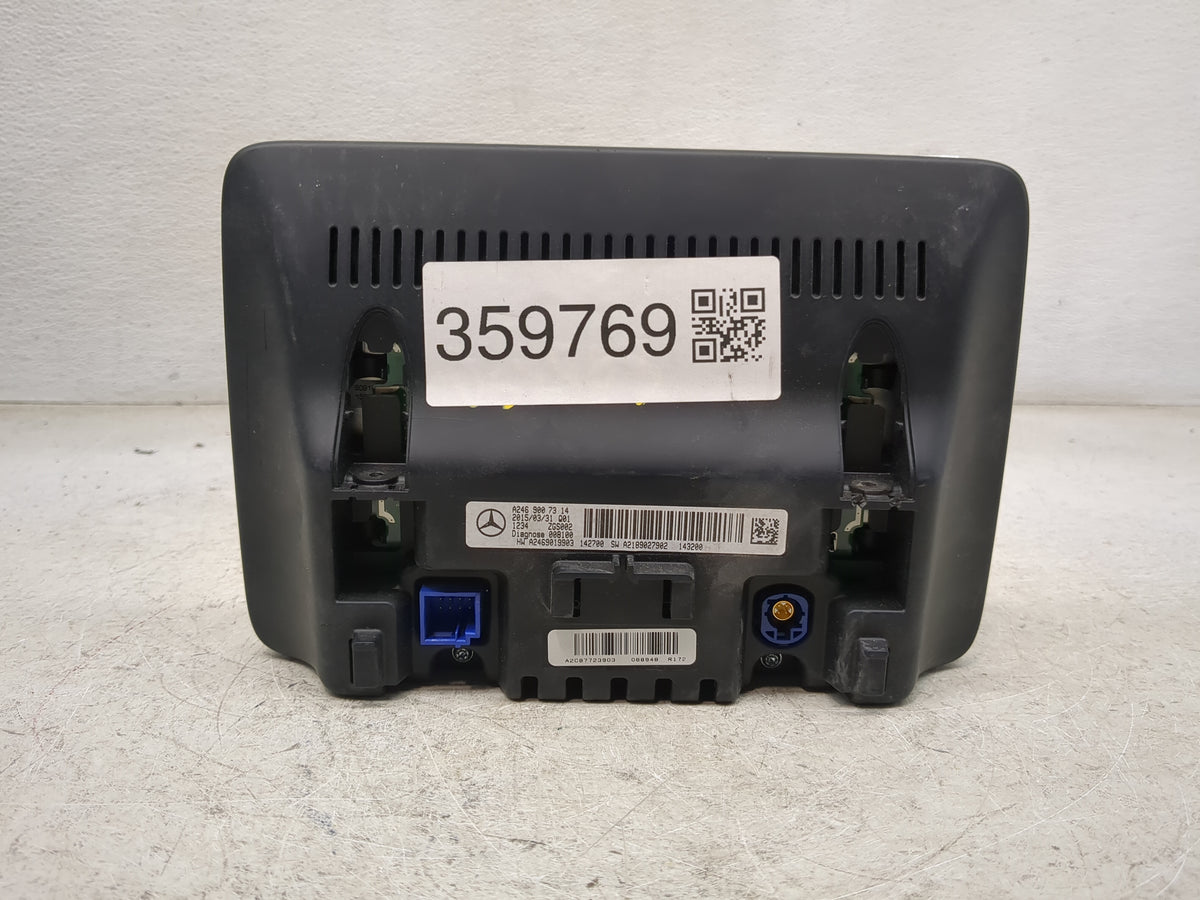 2017-2019 Mercedes-benz Cla250 Information Radio Display Screen - Oemusedautoparts1.com