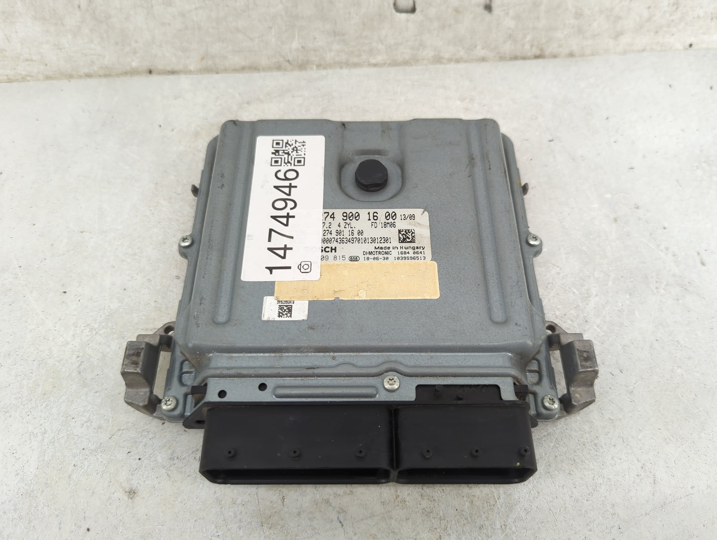 2019 Mercedes-Benz E-Class PCM Engine Control Computer ECU ECM PCU OEM P/N:A2749001600 2749011600 Fits Fits 2016 2017 2018 2