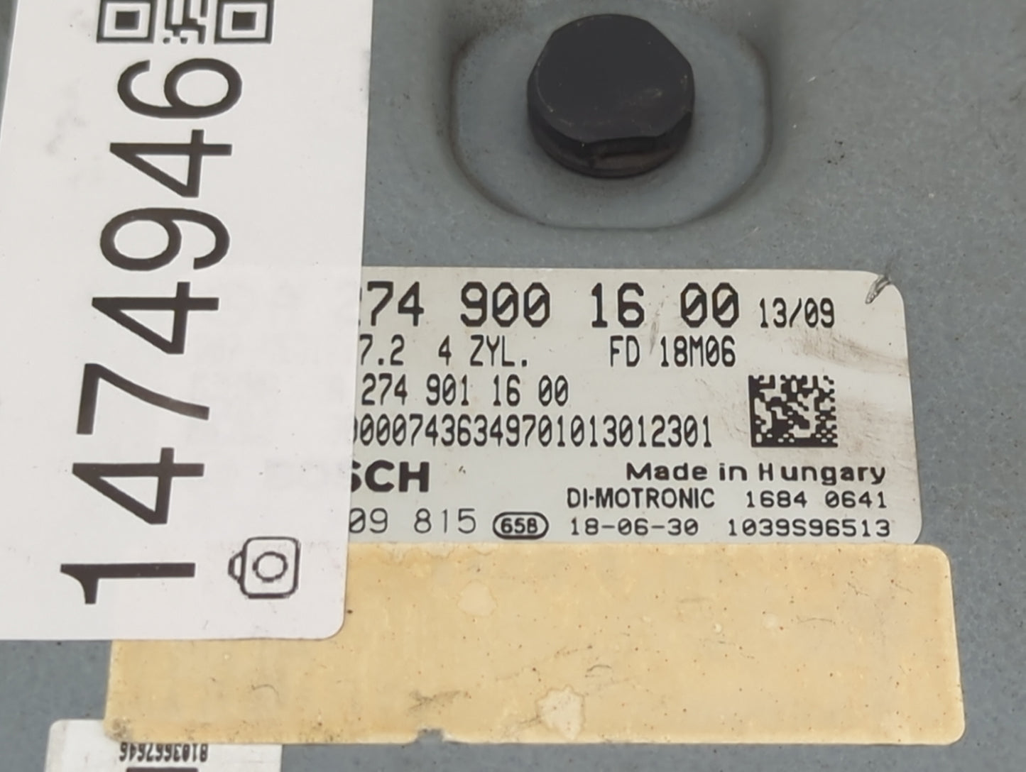 2019 Mercedes-Benz E-Class PCM Engine Control Computer ECU ECM PCU OEM P/N:A2749001600 2749011600 Fits Fits 2016 2017 2018 2